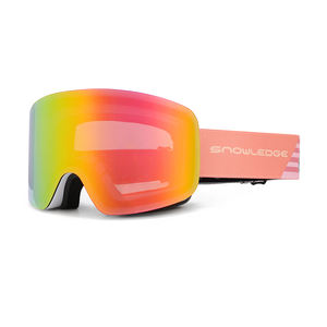 Gafas de Snowboard con Lentes Cilíndricas Polarizadas, Ligeras, de Doble Capa, Sistema de Lentes Intercambiables Magnéticas, Protector Nasal - Product Image 1