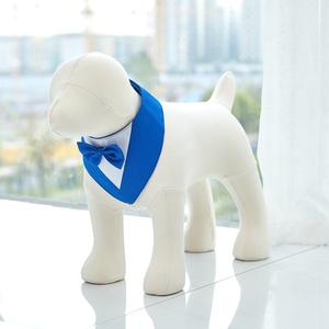 אביזרים לחיות מחמד חדש חליפת מחמד משולש צעיף קשת שרשרת רוק מגבת כלב בנדנה עם לוגו הפרפר יפה לחיות מחמד צווארון צעיף - Product Image 4