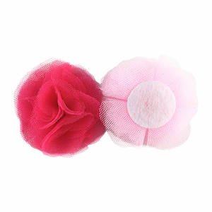 Robes de mariée décoratives/carte d'invitation <span class=keywords><strong>fleur</strong></span> en <span class=keywords><strong>tissu</strong></span> satiné-mini fleurs en maille <span class=keywords><strong>pour</strong></span> <span class=keywords><strong>broche</strong></span>-accessoires <span class=keywords><strong>pour</strong></span> cheveux fleurs festonnées - Product Image 3