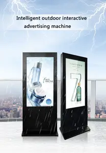 43 49 55 55 אינץ 'lcd מציג שחקן פרסום חוצות שחקן פרסומות HD עם מסך מגע Kiosk מסך מגע