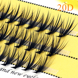 20D 30D Knot Miễn phí sử dụng cá nhân Lash mở rộng nóng chảy cụm lông mi Nhà cung cấp Matte Đen lông mi mở rộng - Product Image 4