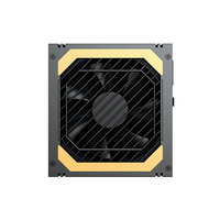 Kualitas baik Pc Atx PSU hitam emas Plus bersertifikat 850WPCIE 5.0 penuh Modular Power Supply 12cm kipas komputer tenang Power Supply