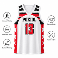 Conjunto de Pantalones Cortos y Camiseta de Baloncesto Transpirable, Ropa Deportiva Personalizada para Equipos, para Entrenamientos, Juegos y Torneos, con Impresión de Nombre y Número