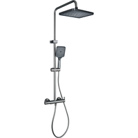 Robinet de douche 35 mm en laiton CW510L finition chromée polie, design monocommande, moderne et de qualité supérieure, pour baignoire et douche, avec pommeau de douche