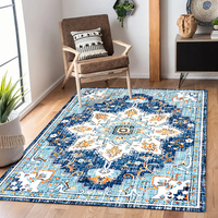 Hot Sale Living Room Area Rugs Non Slip Custom Design Machine Made Large Living Room Rug