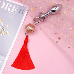 Tassel Bell Fun Clip de pecho femenino Flirting Labial Clip <span class=keywords><strong>Anal</strong></span> Plug Cute Nipple para mujeres Sm Abrazadera de metal con borlas Juguetes sexuales - Product Image 4