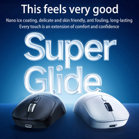 Souris de jeu sans fil 2,4 G avec suivi optique sans latence, légère, 3 vitesses réglables, livraison rapide