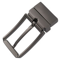 Boucle de ceinture rotative réversible personnalisée de 3,5 cm, LY35-4086, boucle à ardillon en alliage de zinc pour ceintures habillées et décontractées pour hommes