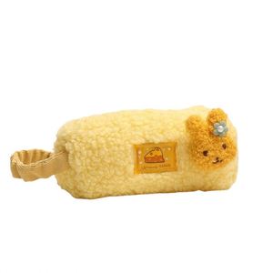 Lovely Customized Color Cartoon Animal Plush Pencil Case with Durable Plastic & Oxford Material for <b>School</b> & Office Use - Product Image 1
