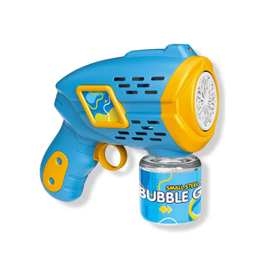 Großhandel Dinosaurier Bubble Machine Toy 10 Löcher Lustige elektrische automatische Bazo Bubble Maker Pistole für Kinder Kinder - Product Image 5
