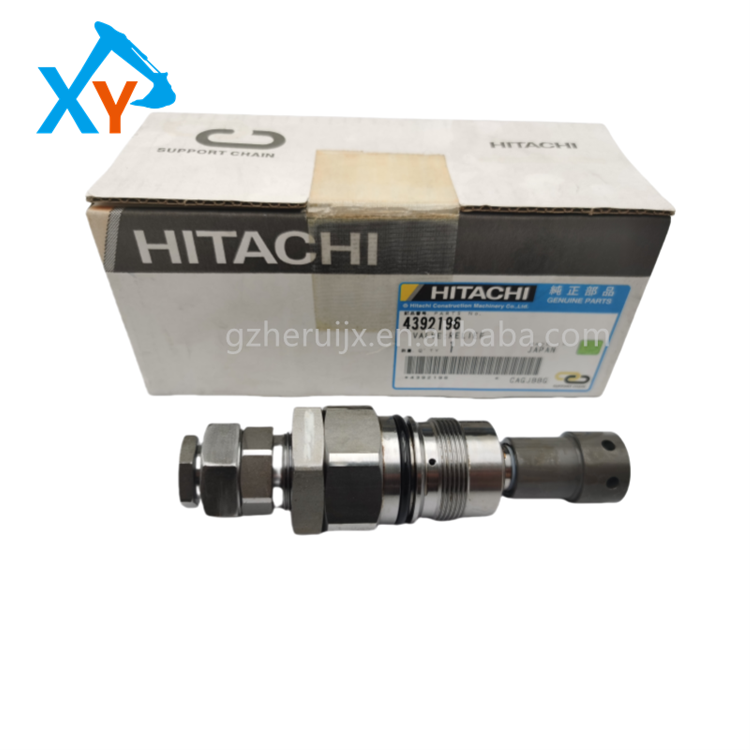Original Main Relief Valve 4392196 for Hitachi EX400-EX600