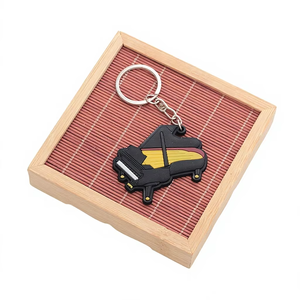 Wholesale <b>Musical</b> <b>Instruments</b> Hanging Drop Keychain pendant Guitar Ukulele Key Ring Piano Kalimba Violin Model Gift - Product Image 6