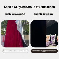 Rideau de fond occultant élégant en velours doré rouge bordeaux pour mariages et décors de scène, tailles et couleurs personnalisées disponibles