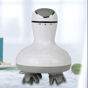 Gran oferta Agofy 2017 inalámbrico CE ROHS certificado cuero cabelludo eléctrico impermeable ABS + silicona USB-carga masajeador de cabeza de alta calidad - Product Image 4