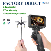 Endoscopio Industrial con Doble Lente y Pantalla HD 1080p, Apto para una Variedad de Inspecciones de Tuberías, con Capacidades de Orientación