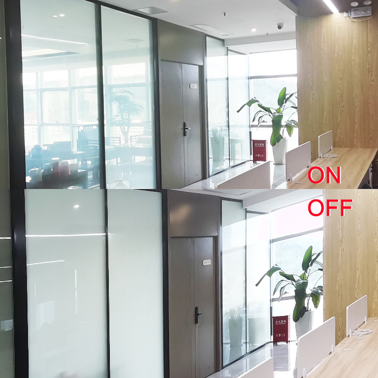 Декоративная пленка конфиденциальность переключаемая Волшебная пленка домашняя дверь жидкий кристалл стекло самоклеящаяся LC Затемняющая пленка изогнутое закаленное стекло