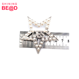 Ordine di moda personalizzato all'ingrosso della Sorority della stella orientale greco Masonic OES spilla con risvolto di perle per accessori di gioielli - Product Image 3