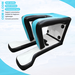Popular PVC Hydrofoil <b>Inflatable</b> Water Surfing Equipment New Design Marina-Launch Sports Pumping Accessories Blue&White DP02 Inf - Product Image 5
