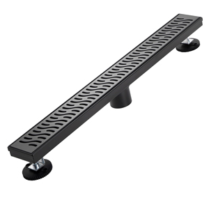 Ralo Linear Moderno para Hotel com Grelha Removível em Padrão Quadrado, Ralo de Chão Retangular em Aço Inoxidável 304 Ecológico - Product Image 3