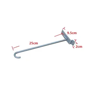 Custom 10 "Peg Hook untuk Slatwall