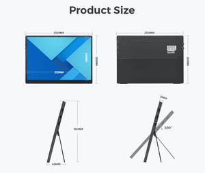 Xách tay 10.5/12.5/13.3/15.6/17.3/18.5 inch IPS màn hình mở rộng màn hình loại C giao diện cho điện thoại máy tính xách tay Mac cuốn sách PC hiển thị - Product Image 6