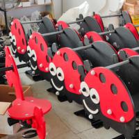 LSD Seesaw Horse Spring Rider Chair Toy - Équipement de terrain de jeu commercial en plastique pour l'extérieur, pour enfants de 4 ans et plus, unisexe, couleur personnalisable