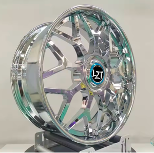 Rines Forjados SYG-1027 Forgiato <span class=keywords><strong>Rose</strong></span> Golden Face de 20, 22, 24 y 26 Pulgadas con Diseño Cóncavo para Chevrolet, BMW, Cadillac y Cortez - Product Image 3