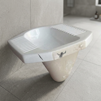 Beivitar — toilettes indiennes en céramique de qualité supérieure, essuie-pieds, poêle en diamant pour toilettes, placard d'eau orientale, algérien