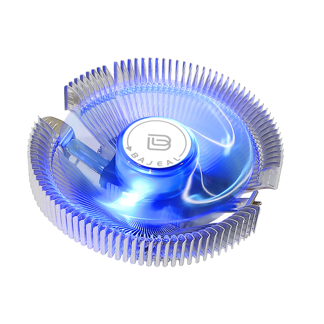 AMD Intel Universal CPU Cooling Fan Color LED Radiator Heatsink Fan CPU Cooler for PC Processor