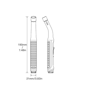7.6inch Long Butane Gas Torch <strong>Lighter</strong> Windproof Refillable Kitchen <strong>Lighter</strong> Adjustable Flame Electric <strong>Lighter</strong> with Visible Window - Product Image 6