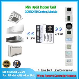 Módulo de control remoto con cable, compatible con todas las unidades Daikin SkyAir y Split tipo inversor, verificador de servicio con la última tecnología. - Product Image 4