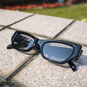 Geometric Cat Eye Sunglasses Acetate <b>Eyewear</b> Frame ARG Coating UV Protection for Outdoor Wear - Product Image 1