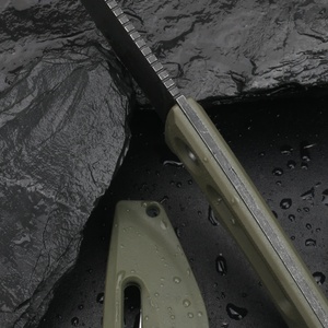 มีดต่อสู้แบบปรับแต่งได้เอง ทำจากเหล็กกล้าไร้สนิม ใบมีดแบบตายตัว พร้อมปลอกมีดอุตสาหกรรม ด้ามจับพลาสติก ความหนา 3.0 มม. รับประกัน 1 ปี - Product Image 3