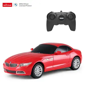 Coche de Control Remoto BMW Z4 Strong <span class=keywords><strong>Rastar</strong></span>, Juguete Eléctrico para Niños, Modelo RC de 4 Direcciones, Control Remoto de Plástico Negro/Rojo - Product Image 1