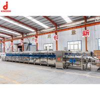 Équipement de production de nouilles à grande échelle 2025, 80 000 pièces/8 heures, machine de fabrication de nouilles instantanées en acier inoxydable