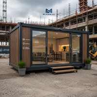 MJIAMJU Maison Conteneur Modulaire Pliable 20FT - Design Industriel Respirant Personnalisable pour Entrepôt, Hôpital, Parc, Salle de Sport