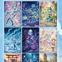 Panneau d'art décoratif en carton DM Pokemoned, collection d'anime, carte de présentation décorative, impression couleur, coffret cadeau, édition limitée