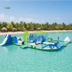 Plataformas Flotantes Inflables de PVC/Vinilo para Parques Acuáticos, con Tobogán y Forma de Iceberg, para Uso Comercial y Niños - Product Image 3