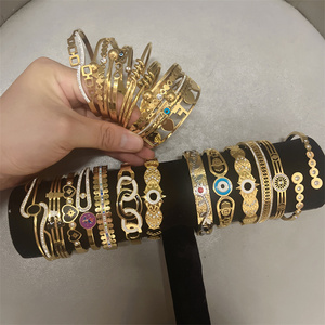 Fashionable Stainless Steel Ladies Jewelry <strong>Rose</strong> <strong>Gold</strong> Plated <strong>Bangle</strong> for Sale - Product Image 6