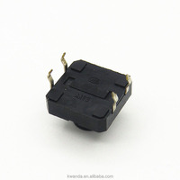 Interrupteur Tactile Électronique en Laiton 12x12mm, 4 Broches, Étanche IP40, Bouton Micro Poussoir SMD 1NO1NC pour Appareils Domestiques