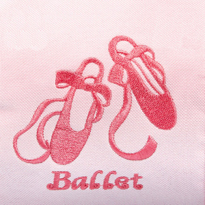 Sac de danse de ballet rose pour petites filles, personnalisable, de haute qualité, avec compartiment à chaussures - Product Image 4