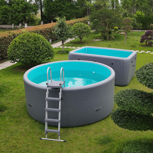 Piscine gonflable en PVC à paroi simple, ronde/rectangulaire, pour la baignade en extérieur et la relaxation au <span class=keywords><strong>soleil</strong></span>, avec filtre - Product Image 1