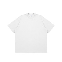 Schweres Luxus-T-Shirt aus 100% Baumwolle mit individuellem Logo-Druck, reguläre Passform, Leopardenmuster, Kurzarm, schnelltrocknend, Herren-Jersey-Ausschnitt