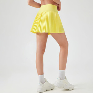 Vente en gros de jupes taille haute pour femmes, tissu de refroidissement par eau plissé pour fille chaude, jupe élastique de sport de golf et de tennis pour femmes, haute qualité - Product Image 3