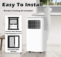 Unidad de Aire Acondicionado Portátil KONWIN NPL-06CX1E de Alta Potencia para Taller, 10000 BTU, con Deshumidificador y Ventilador