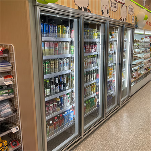 Best Price Wholesale Commercial Single-Temperature Refrigerators Freezers Glass <b>Door</b> Air Cooling Mode Refrigerated Display Cases - Product Image 5