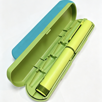 Étui compact et portable en plastique de haute qualité pour stylos à insuline, couleurs macaron variées, pour aiguilles et cartouches de stylos à insuline