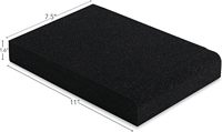 Sound Addicted - Coussinets d'isolation pour moniteurs de studio pour moniteurs de 5 pouces, paire de deux, mousse acoustique haute densité, s'adapte aux pieds de haut-parleurs