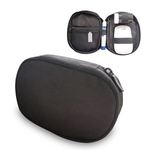 Sac pour lecteur de glycémie en tissu Oxford, 14.5x9.5x3.5cm, étui de rangement médical pour appareil de mesure de la glycémie, outil de ponction - Product Image 4