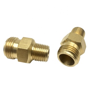 Adaptateur en laiton usiné CNC sur mesure OEM, connecteur de précision, pièces de quincaillerie non standard - Product Image 2